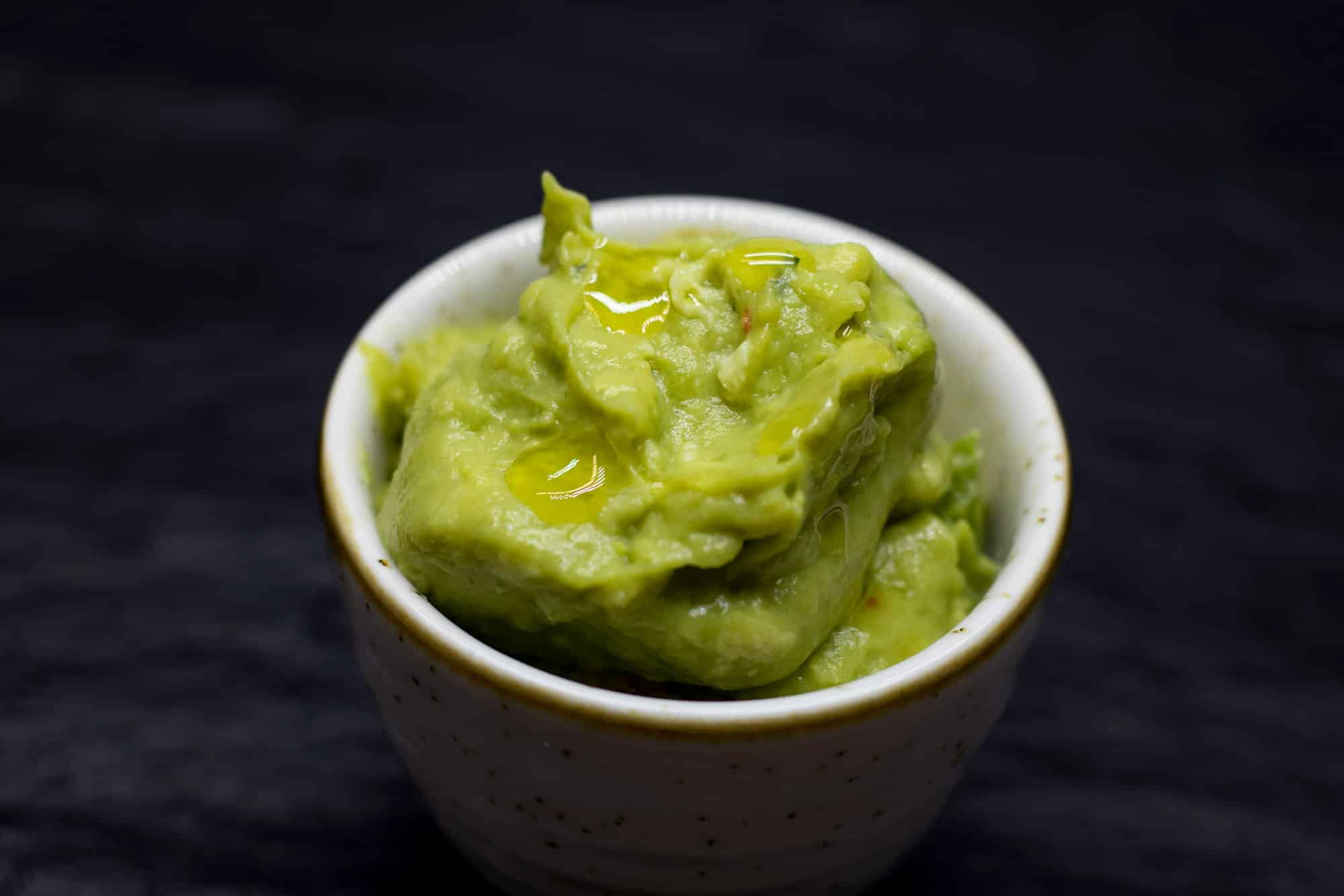 Closeup shot of wasabi in the bowl